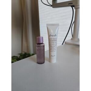 Fresh Soy Face Cleanser and Rose Deep Hydration Oil-Infused Serum